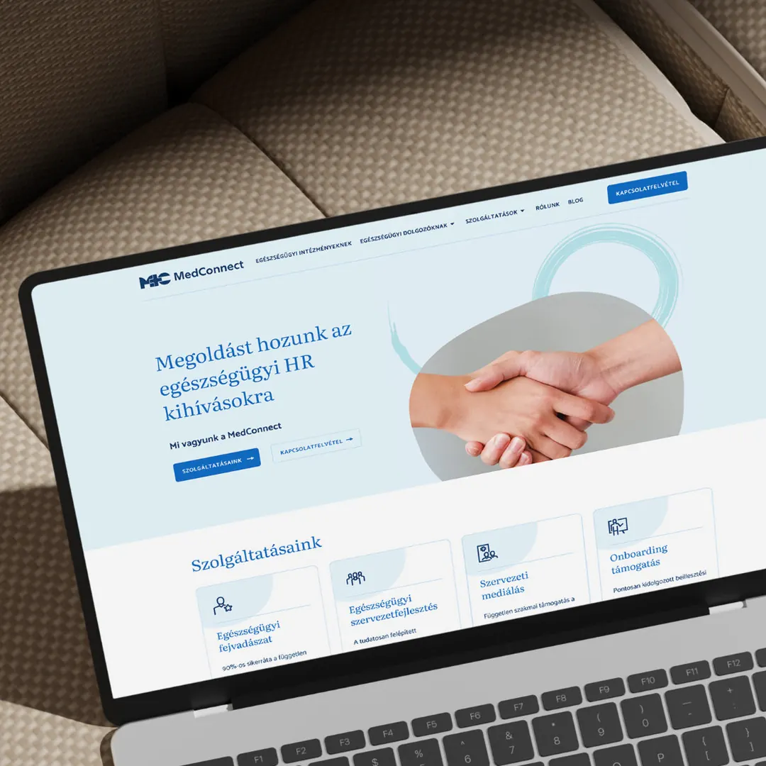 MedConnect projekt képernyő
